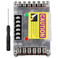 Pikkukuva 1 / 5: ATX-virtalähteen Breakout-levy ja kotelosarja 3,3 V, 5 V, 12 V, -12 V lähtöjännitteellä ja 12 USB-portilla, 3 A maksimilähtö