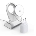 Miniatyrbilde 1 av 5: Trådløs lader kompatibel med MagSafe-lader, iPhone-lader, induktiv ladestasjon, magnetisk induksjonslader, trådløs hurtiglader