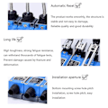 Miniatyrbillede 4 af 5: Grænsekontakter, 4 stk CNC Mikro Rullearm Grænsekontakt til AC 50Hz 380V Nominel Spænding og DC 220V DC Spænding (ME8104,ME8108)