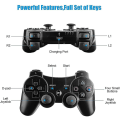 Miniatyrbillede 4 af 5: PS3 Controller, Trådløs Controller til Playstation3 Bluetooth Gamepad til PS3 med Dobbelt Vibration Seks-akset Fjernbetjening (Sort)