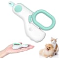 Miniatyrbilde 1 av 5: Negleklipper for små dyr med LED-lys for å unngå overdreven klipping og knivskarpe kniver - Profesjonell klo-trimmer for små hunder, katter, kattunger, kaniner