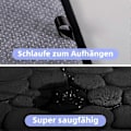 Miniatyrbillede 4 af 5: Bademåtte skridsikker memory foam bademåtte blød hyggelig polstret komfort holdbar luksus