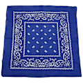 Miniatyrbillede 3 af 5: 3 Bandanas Mænd Og 57 X 57 Cm Kongeblå + + Blå