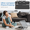 Miniatyrbillede 4 af 5: Ctmw Phono Forforstærker - Mini Elektronisk Audio Stereo Grammofon Forforstærker Med Rca Indgang, Rca Udgang & Lav Støj Drift Drevet Af 12 Volt