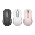 Miniatyrbillede 1 af 2: Trådløs mus M650/M650L Bluetooth Dual Mode trådløs mus Hjemmekontor Forretning Trådløs lydløs mus Velegnet til bærbar computer Lydløs mus Ergonomisk white