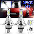 Pikkukuva 2 / 5: 2x H4 9003 Hb2 6000k Super White Csp Led-ajovalopaketti Korkea ja Matala Säde Canbus