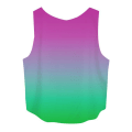 Miniatyrbillede 3 af 3: Mermaids Don't do Homework Crop Top MultiColor L