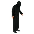 Miniatyrbillede 2 af 2: Svart Dräkt Kåpa Halloween Maskeradkläder Black one size