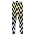 Miniatyrbillede 2 af 5: Svart vita leggings med resår i midjan Black one size