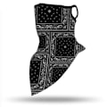 Miniatyrbillede 2 af 4: Ansiktsscarf Bandana Baklava Multifunktionsscarfs Tvättbar Black one size