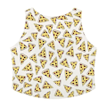 Pikkukuva 5 / 5: Allt jag bryr om är Pizza Crop Topp White XL
