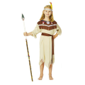 Pikkukuva 3 / 3: Krigare Flicka och Pojke barn Maskeraddräkt Brown Pojke Small 110-120 cm 