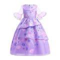 Miniatyrbillede 7 af 11: Encanto Isabela Madrigal Klänning Maskeraddräkt Purple 116