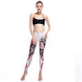 Miniatyrbillede 9 af 11: Tatto Woman and Rose Yoga Leggings MultiColor XXXL