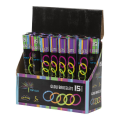 Miniatyrbild 3 av 7: Glow Stick Armband 15-pack multifärg one size