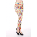 Pikkukuva 2 / 3: Blommiga Leggings Multicolor one size