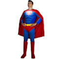 Miniatyrbild 1 av 7: Superman med Ljus och Muskler Maskeraddräkt multifärg M