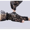 Miniatyrbillede 3 af 3: Svarta Spetshandskar Maskerad Halloween Black one size