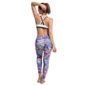 Miniatyrbild 6 av 7: Färgglada Djurmönstrade Yoga Leggings multifärg XXL