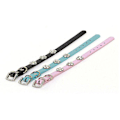 Miniatyrbild 2 av 9: Hundhalsband med stenar i form av blomma XS 1.5 x 30 cm LightBlue XS