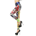 Pikkukuva 3 / 5: Leggings med tecknat tryck Multicolor S