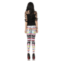 Miniatyrbillede 6 af 7: Färgglada Mönstrade Aztec Leggings Multicolor XL