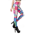 Pikkukuva 5 / 5: Macarons Leggings MultiColor XL