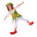 Miniatyrbillede 1 af 2: Clown Barn Maskeraddräkt MultiColor 116