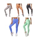 Blå Leggings med hög midja Blue S