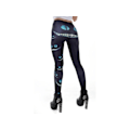 Pikkukuva 3 / 6: Mönstrade Leggings med tryck Black M