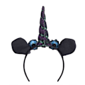 Miniatyrbild 2 av 3: Diadem Dark Unicorn multifärg one size