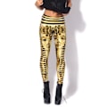 Miniatyrbillede 1 af 6: Leggings med vackert mönster Multicolor M