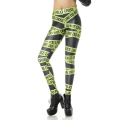 Miniatyrbild 5 av 5: Grön Police Line Leggings MultiColor S
