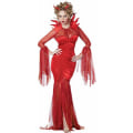Pikkukuva 1 / 2: Djävulsk Diva Maskeraddräkt Halloween Red L