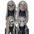 Miniatyrbild 1 av 4: Spökmask med trasor 4 olika sorter Svart one size