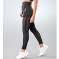 Miniatyrbild 4 av 5: Gymshout Mörkgrå Seamless Tights Leggings Mesh Large DarkGrey L