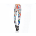 Pikkukuva 3 / 5: Leggings med tuffa tecknade figurer MultiColor L