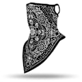 Miniatyrbillede 3 af 4: Ansiktsscarf Bandana Baklava Multifunktionsscarfs Tvättbar Black one size
