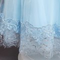 Miniatyrbild 6 av 9: Prinsessklänning Blå Frost Elsa Askungen Blue 110