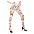Pikkukuva 1 / 4: Blommiga Leggings MultiColor one size