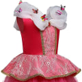 Pikkukuva 5 / 10: Elegant Rosa Prinsessklänning Törnrosa Maskeraddräkt Pink 116