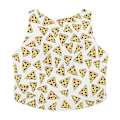 Pikkukuva 5 / 5: Allt jag bryr om är Pizza Crop Topp White M