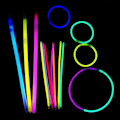 Miniatyrbild 1 av 7: Glow Stick Armband 15-pack multifärg one size