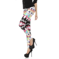 Miniatyrbillede 1 af 7: Färgglada Aztec Leggings MultiColor M