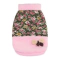 Miniatyrbillede 5 af 5: Hundjacka med blommor Fodrad Hundkläder MultiColor XS