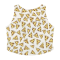 Pikkukuva 5 / 5: Allt jag bryr om är Pizza Crop Topp White L