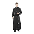 Pikkukuva 2 / 2: Katolsk Präst Maskeraddräkt Halloween Black one size