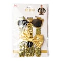 Pikkukuva 2 / 7: Guld Maskeradkit med Paljetter 3-pack Gold one size