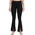 Pikkukuva 3 / 4: Svarta Bootcut Leggings med Fickor och Split Black S