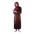 Miniatyrbillede 1 af 2: Munk Kostume Halloween Brown one size